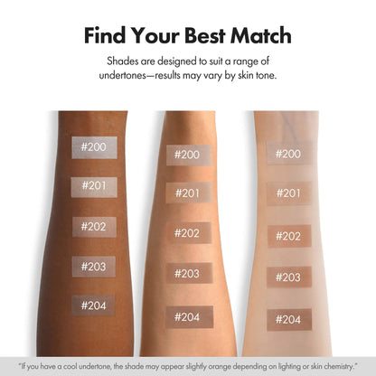 Color-Changing Foundation Stick with Collagen Capsules - Dual-Ended with Detachable Brush