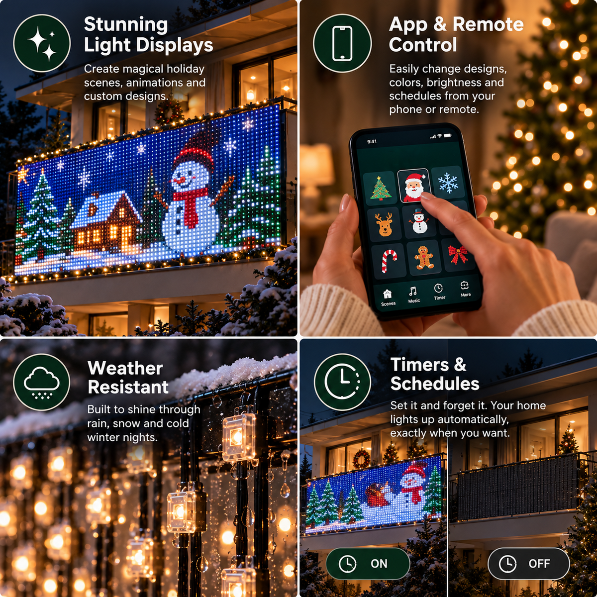 Smart Animated Christmas Lights